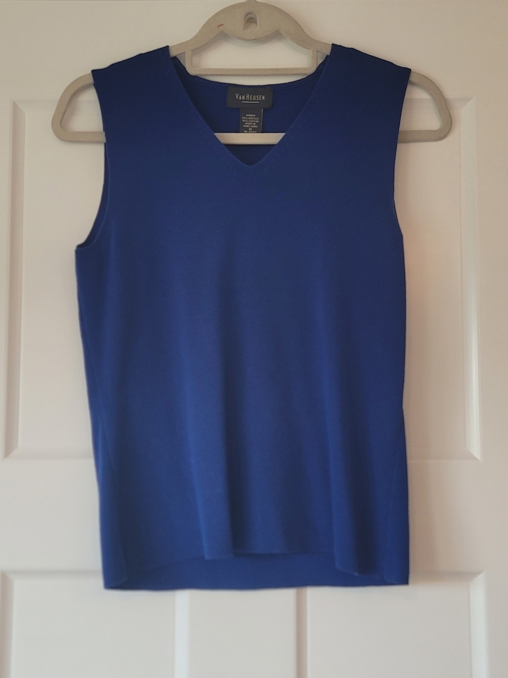 Van Heusen Women's Royal Blue V-Neck Sweater Vest